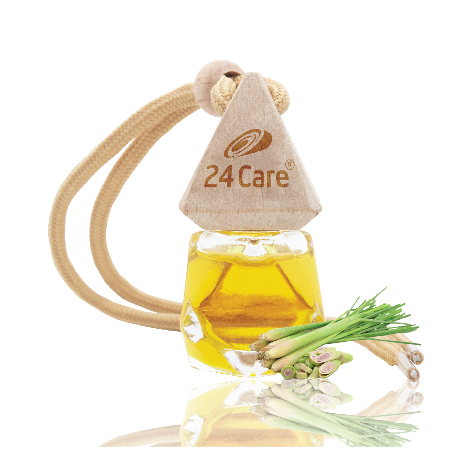 Donald and Dolphin Properties Lemongrass Essential Oil Car Air Freshener